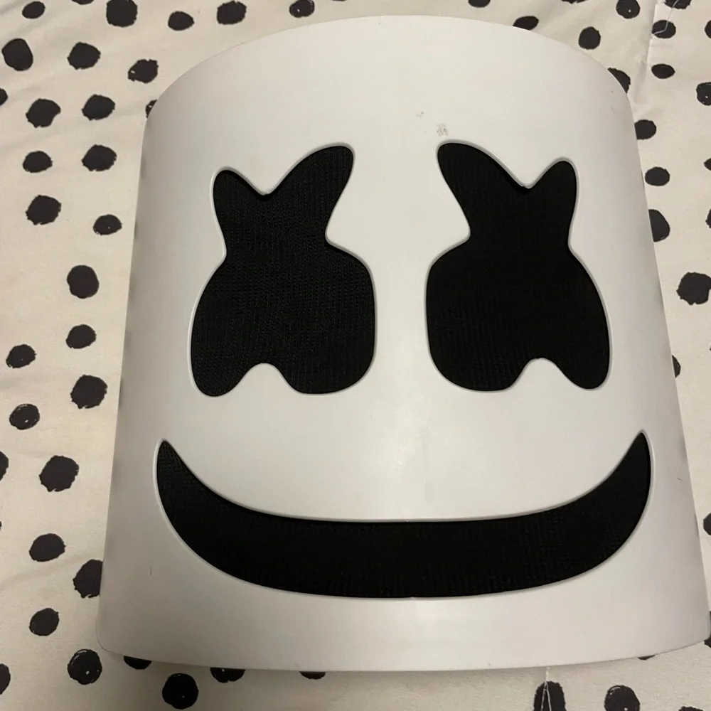 Marshmello costume large boys girls DJ artist Halloween pajamas jumpsuit - Picture 5 of 5